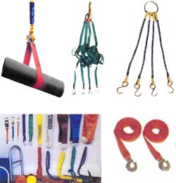 Slings, Material Handling Systems, Polyester Webbing Slings, Polyester Round Slings, Multileg Slings, Polyester Slings, Special Purpose Slings, Special Purpose Slings, Twin Path Round Slings, Material Handling Equipments, Round Slings, Crane Weigher, Plate Lifting Clamps, Mumbai, India